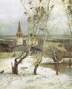 Alexei Savrasov The Rooks Have Returned oil painting reproduction